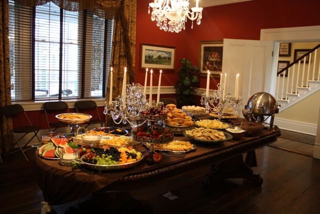 down south delights, nashville, caterer, intimate dinner, fruit, cheeses